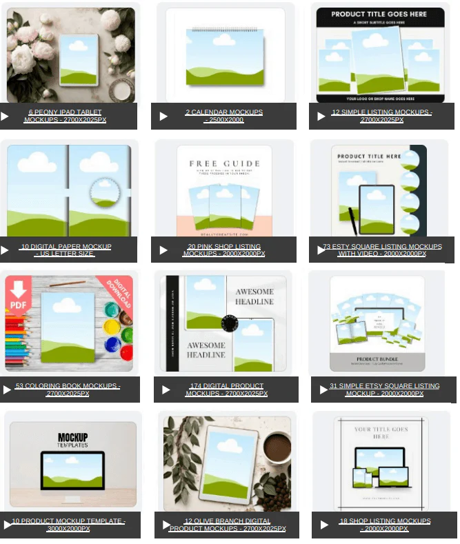 1,400 Editable Mockup Templates for Your Digital Products - Image 6