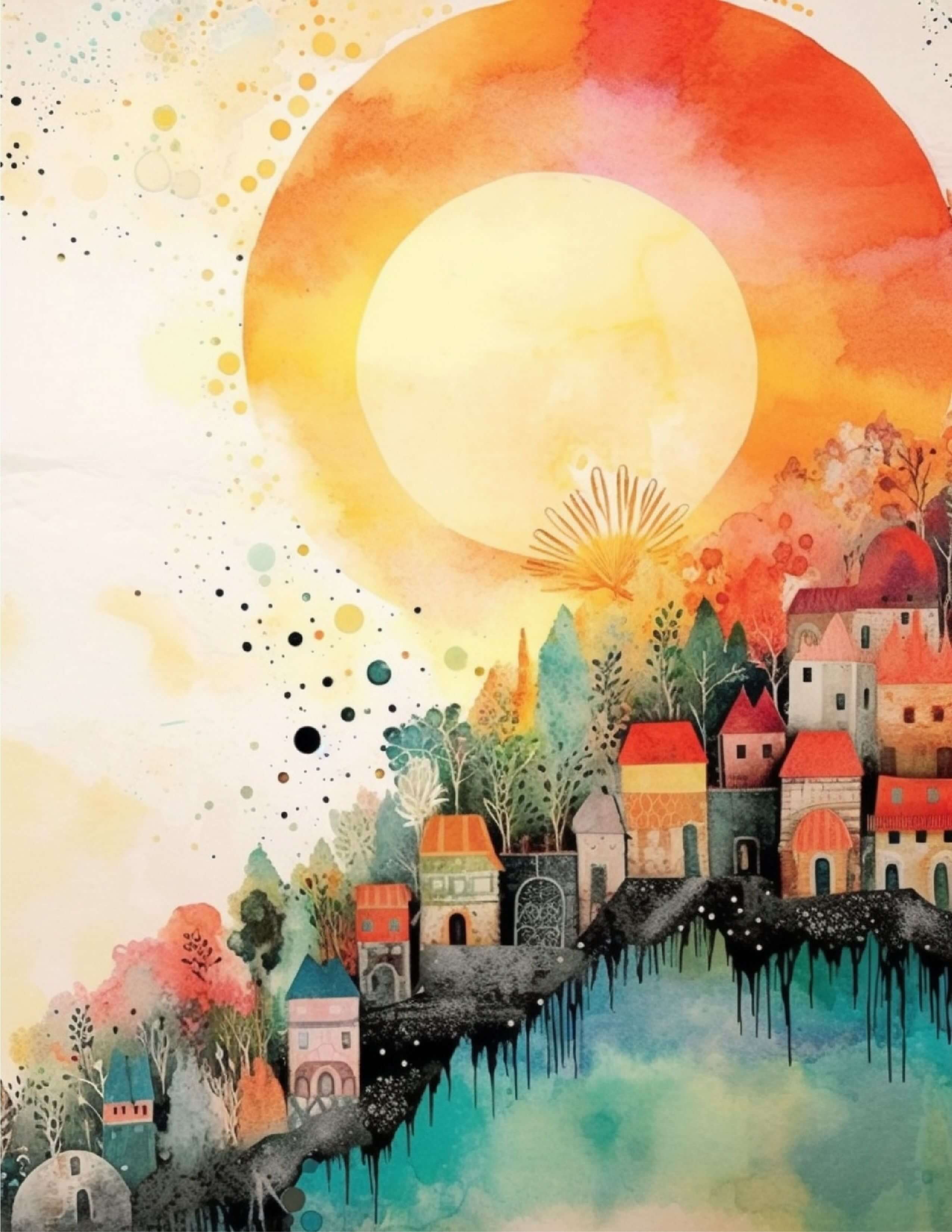 π 200 Eye-Catching Landscape Coloring Book & Stunning Covers with Resell Rights - Image 2