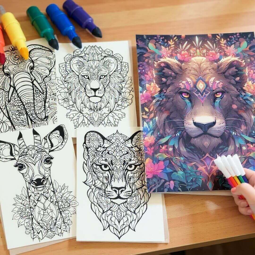 πΎ 50 Animal Mandala with Resell Rights (with Resell Rights) - Image 3