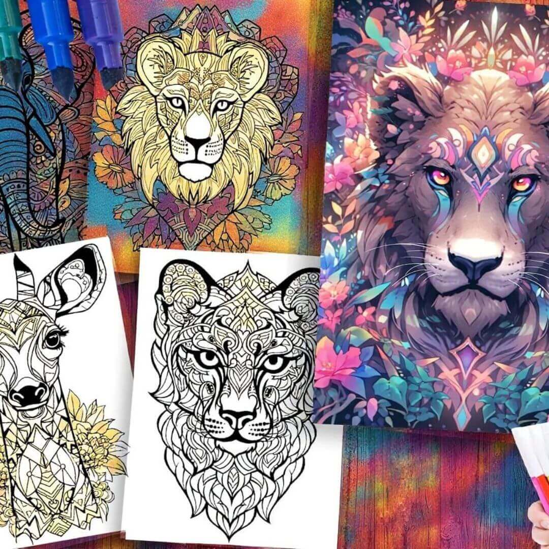 πΎ 50 Animal Mandala with Resell Rights (with Resell Rights) - Image 4