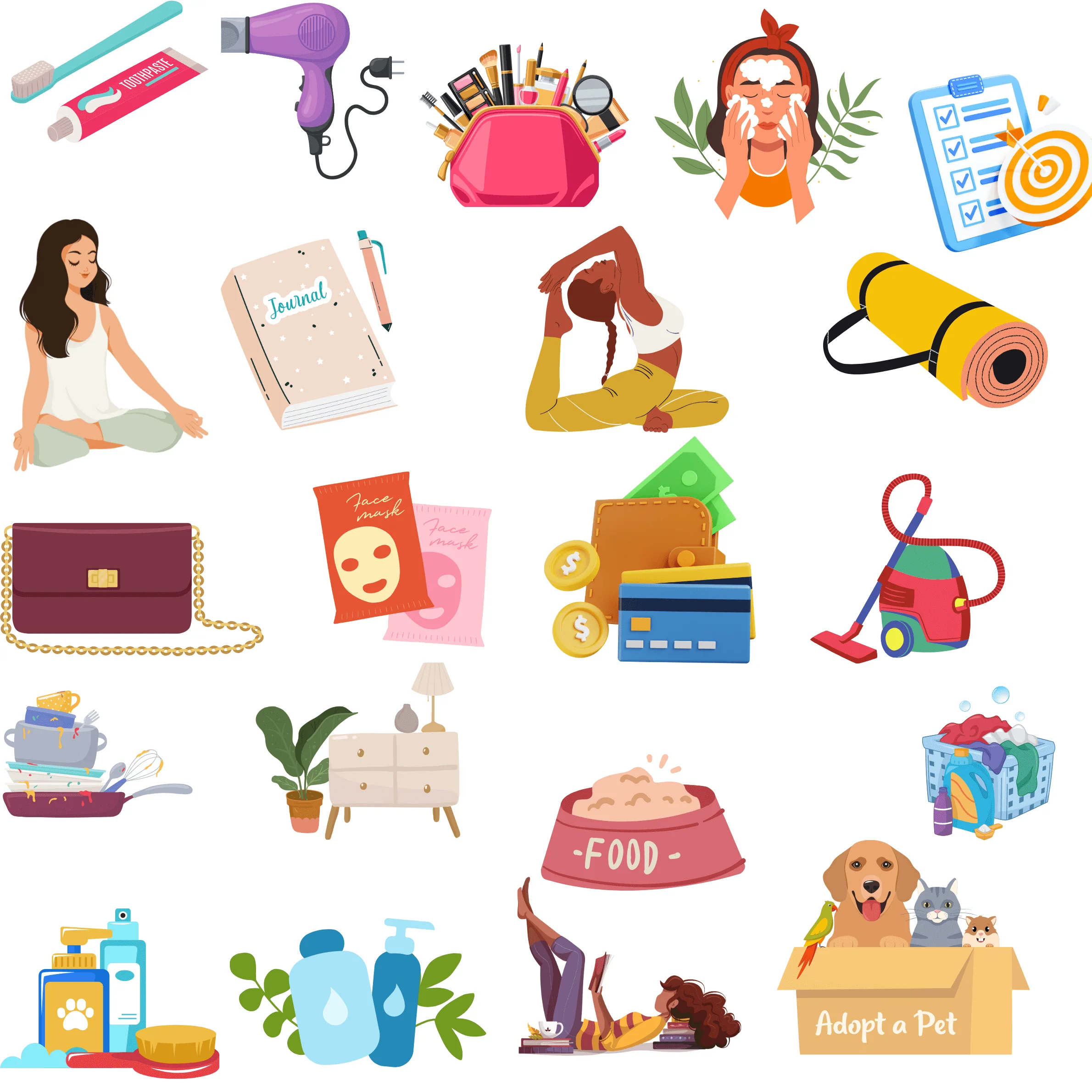 8000+ Digital Stickers For Planners, & Journals |Includes Resell Rights - Image 8